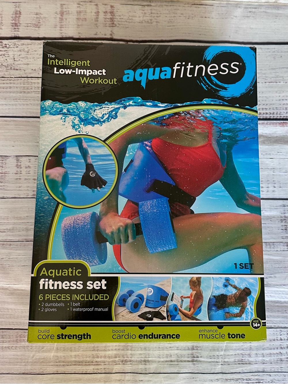 NWT AquaFitness 6-Piece Aquatic Workout Set